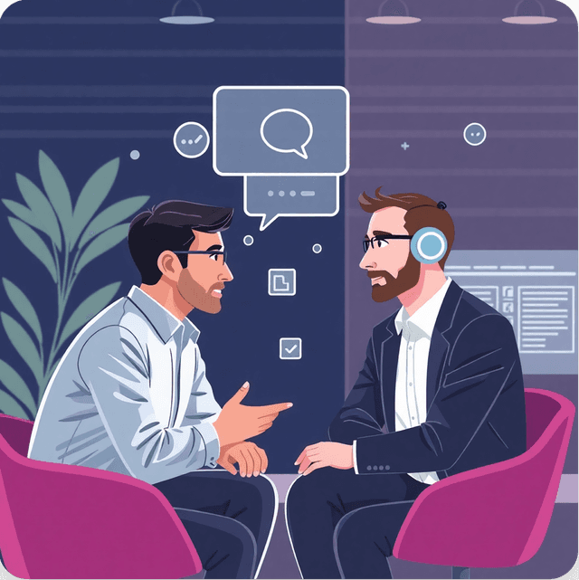 Interview illustration